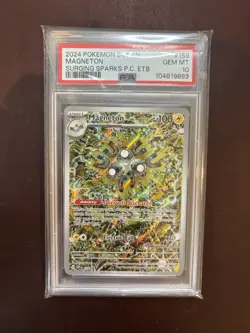 Magneton 159 Pokemon Center Stamp PSA 10 SVP EN SV Black Star Promo 2024 - Image 1