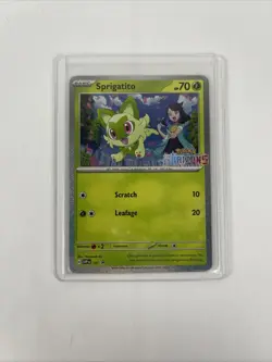 Pokemon Sprigatito 191 SVP Promo Horizons Stamped - Image 1