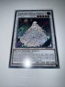 Yu-Gi-Oh Garden Rose Maiden Secret Rare LDS2-EN113 1st Edition - Image 1