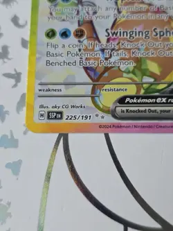 Alolan Exeggutor EX 225/191 Pokemon Card Surging Sparks Ultra Rare Art - Image 2