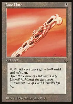 Bone Flute - The Dark | MTG Card - Image 3