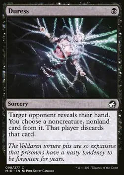 Duress - Innistrad: Midnight Hunt | MTG Card - Image 3