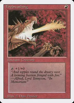 Firebreathing - Revised Edition | MTG Card - Image 1