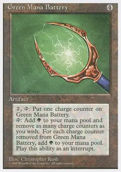 Green Mana Battery - Fourth Edition | MTG Card - Image 3