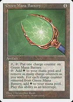 Green Mana Battery - Fourth Edition | MTG Card - Image 4