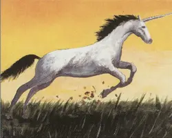 Pearled Unicorn - Revised Edition | MTG Card - Image 2