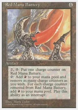 Red Mana Battery - Fourth Edition | MTG Card - Image 3