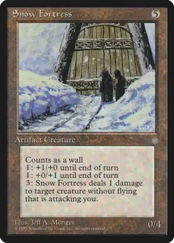 Snow Fortress - Ice Age | MTG Card - Image 1