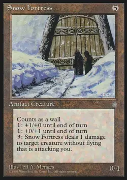 Snow Fortress - Ice Age | MTG Card - Image 3