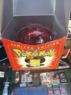 23K Gold Plated CHARIZARD Trading Card 1999 Burger King Pokemon Ball NEW SEALED - Image 1