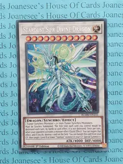 BLMM-EN151 Stardust Sifr Divine Dragon Secret Rare Yu-Gi-Oh Card 1st Edition New - Image 1