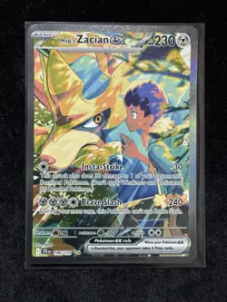Pokemon Zacian EX 186/159 Journey Together Special Illustration Card - Image 1