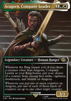 Aragorn, Company Leader - The Lord of the Rings: Tales of Middle-earth | MTG Car - Image 3