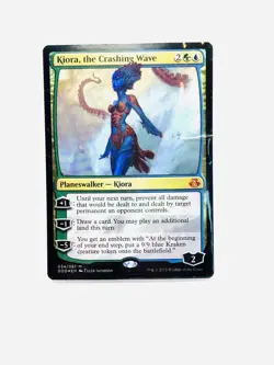 MTG, Kiora, the Crashing Wave, Duel Decks: Elspeth vs. Kiora, Foil READ DESCR! - Image 1