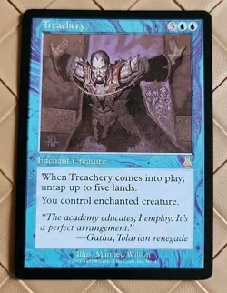 Treachery Urza's Destiny Regular NM Near Mint MTG - Image 1