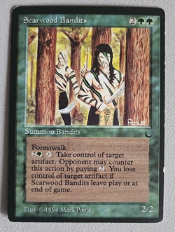 Scarwood Bandits The Dark LP Lightly Played MTG - Image 1