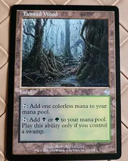 Tainted Wood Torment Regular NM Near Mint MTG - Image 1