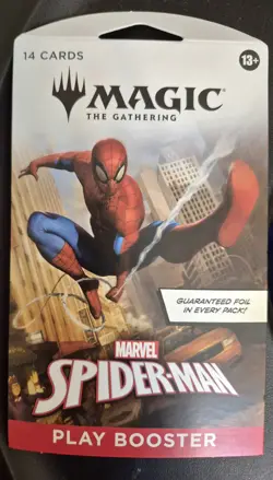 MTG: Magic The Gathering Marvel Spider-Man Play Sleeved Booster Pack FAST SHIP - Image 1