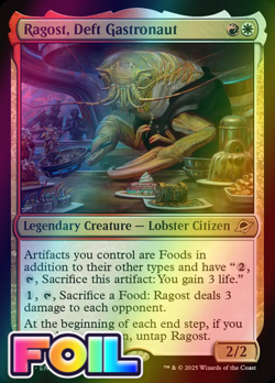 x1 Ragost, Deft Gastronaut FOIL EOE Edge of Eternities MTG 224 M/NM 1x - Image 1