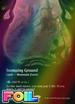 x1 Stomping Ground FOIL EOE Edge of Eternities MTG 283 M/NM 1x - Image 1
