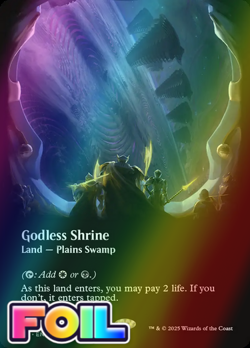 x1 Godless Shrine FOIL EOE Edge of Eternities MTG 280 M/NM 1x - Image 1