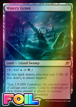x1 Watery Grave FOIL EOE Edge of Eternities MTG 261 M/NM 1x - Image 1
