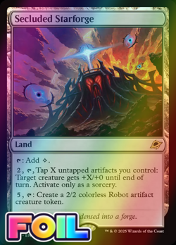 x1 Secluded Starforge FOIL EOE Edge of Eternities MTG 257 M/NM 1x - Image 1