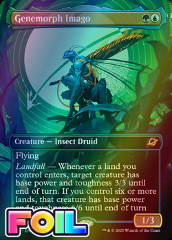 x1 Genemorph Imago FOIL EOE Edge of Eternities MTG 299 M/NM 1x - Image 1