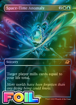 x1 Space-Time Anomaly FOIL EOE Edge of Eternities MTG 315 M/NM 1x - Image 1