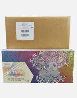 Pokemon Prismatic Evolution Super Premium Collection (Re)Sealed CASE 4 BOXES!! - Image 1