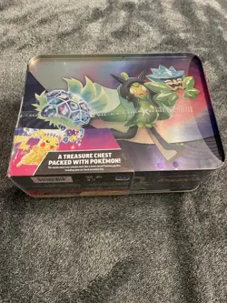 Pokemon Surging Sparks 2024 Fall Collectors Chest Factory Sealed Tin - Image 2