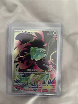 Bulbasaur 133/132 Illustration Rare Pokemon Mega Evolution NOT STAMPED VERSION! - Image 1