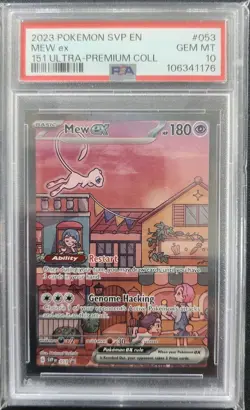 2023 Pokemon Scarlet 151 Ultra Premium Promo SVP #53 Mew ex Gem Mint PSA 10 - Image 1