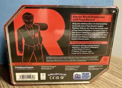 Pokemon TCG Team Rocket Tin (NEW) SEALED - SHIPS ASAP 🔥🔥 - Image 2