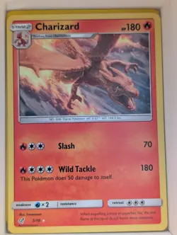 Pokemon TCG Charizard 5/18 Detective Pikachu Holo Rare NM - Image 1