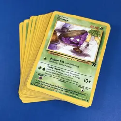 2000 Pokemon Team Rocket Grimer 57/82 NM Lot of 17 Cards - Image 1