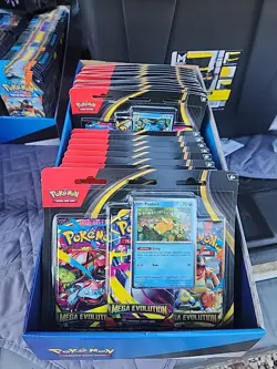 Mega Evolution 24 x 3 Pack Blister In Hand Pokemon Sealed - Image 1