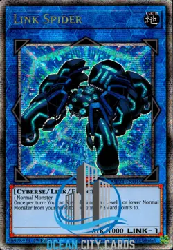 Yugioh MP24-EN045 Link Spider Quarter Century Secret Rare - Image 1