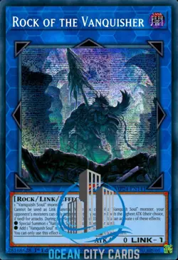 Yugioh Rock of the Vanquisher MP24-EN141 Secret Rare Near Mint 1st Edition - Image 1