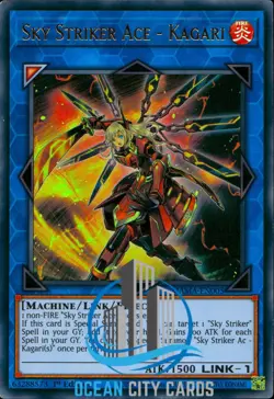Yugioh Sky Striker Ace - Kagari MAMA-EN005 Ultra Rare 1st Edition - Image 5