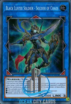 Yugioh Black Luster Soldier - Soldier Of Chaos Secret Rare Limited BLC1-EN002 - Image 5