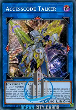 Yugioh Accesscode Talker RA02-EN044 Secret Rare 1st Edition - Image 1