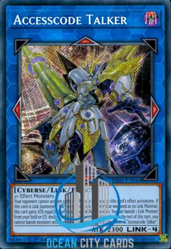Yugioh Accesscode Talker RA02-EN044 Secret Rare 1st Edition - Image 3