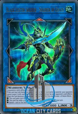 Yugioh MAMA-EN073 Black Luster Soldier - Soldier of Chaos Ultra Rare 1st Ed - Image 1