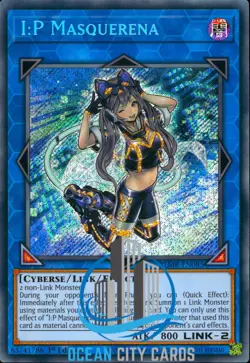 Yugioh Secret Rare I:P Masquerena BLMR-EN085 1st Edition - Image 1