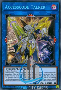 Yugioh Accesscode Talker BLCR-EN093 Secret Rare Near Mint 1st Edition - Image 1