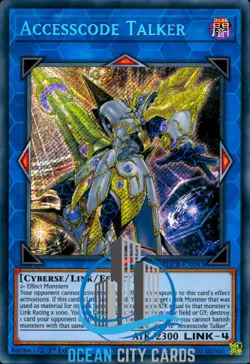 Yugioh Accesscode Talker BLCR-EN093 Secret Rare Near Mint 1st Edition - Image 3