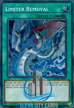 Yugioh MP24-EN057 Limiter Removal Alt Art - Prismatic Secret Rare 1st Edition - Image 1