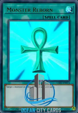 Yugioh Monster Reborn LART-EN074 Ultra Rare Limited Edition - Image 1