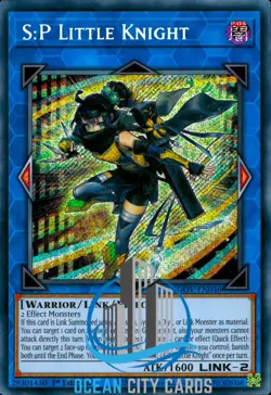 Yugioh S:P Little Knight AGOV-EN046 Secret Rare 1st Edition - Image 1